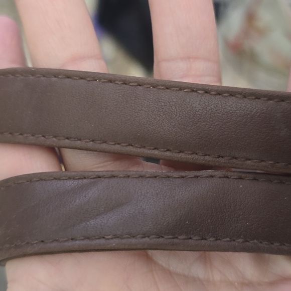 Liz Claiborne Brown and Tan Tote Bag W/palm Tree Charm - Picture 5 of 8